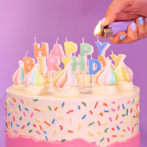 Happy Birthday Candles x13  Crumbs & Doilies